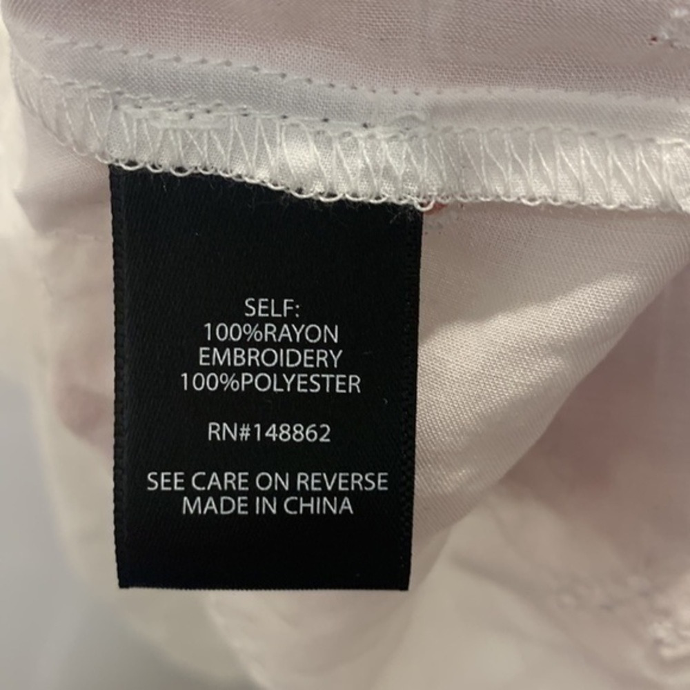 Torrid White Voile Eyelet Top - Picture 8 of 8